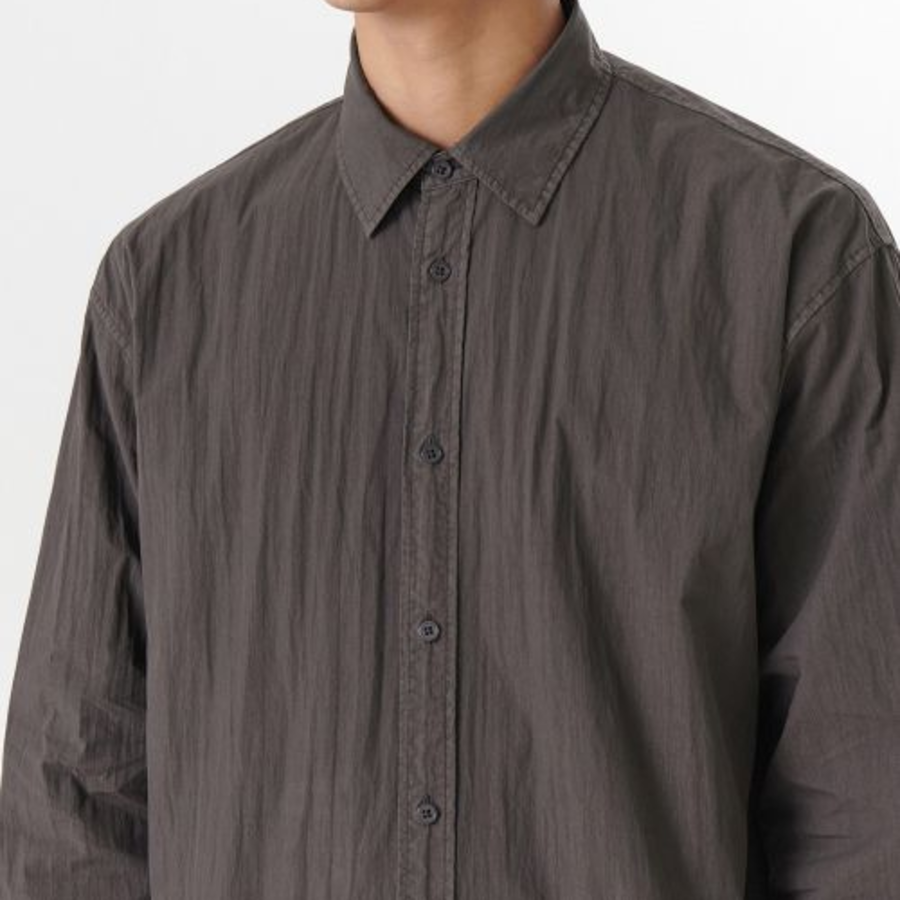 Musinsa Standard Relaxed Pigment Shirt – Dark Grey