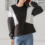 Lovely – свитшот Contrast Round Neck Point Sweatshirt