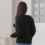 Lovely – свитшот Contrast Round Neck Point Sweatshirt