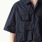 Musinsa Standard City Leisure CN Oversized Multi-Pocket Short Sleeve Shirt – Navy