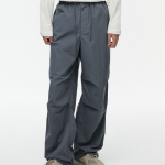 Nylon Parachute Pants [Blue Gray]