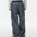 Nylon Parachute Pants [Blue Gray]