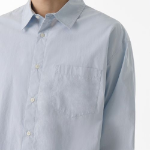Musinsa Standard Relaxed Soft Poplin Shirt – Sky Blue