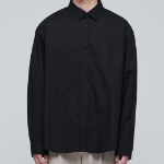 Musinsa Standard Oversized Poplin Shirt – Black