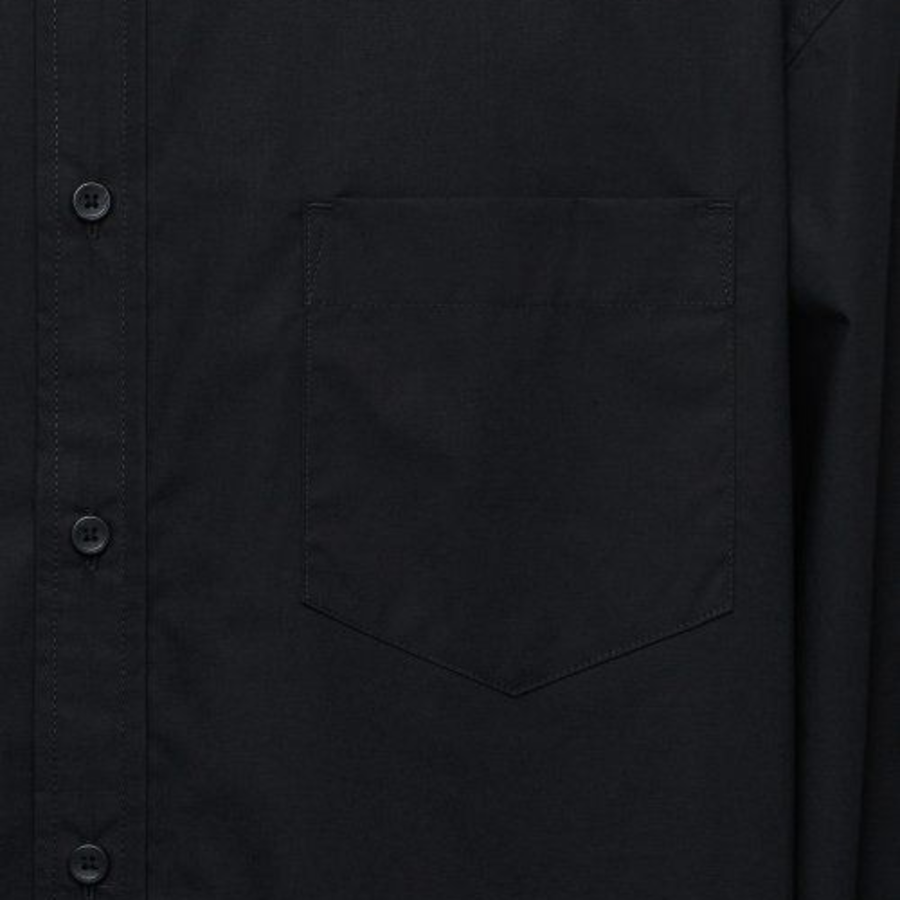 Musinsa Standard Oversized Poplin Shirt – Black