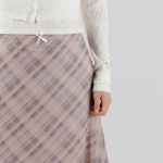 Лёгкая шифоновая юбка в клетку