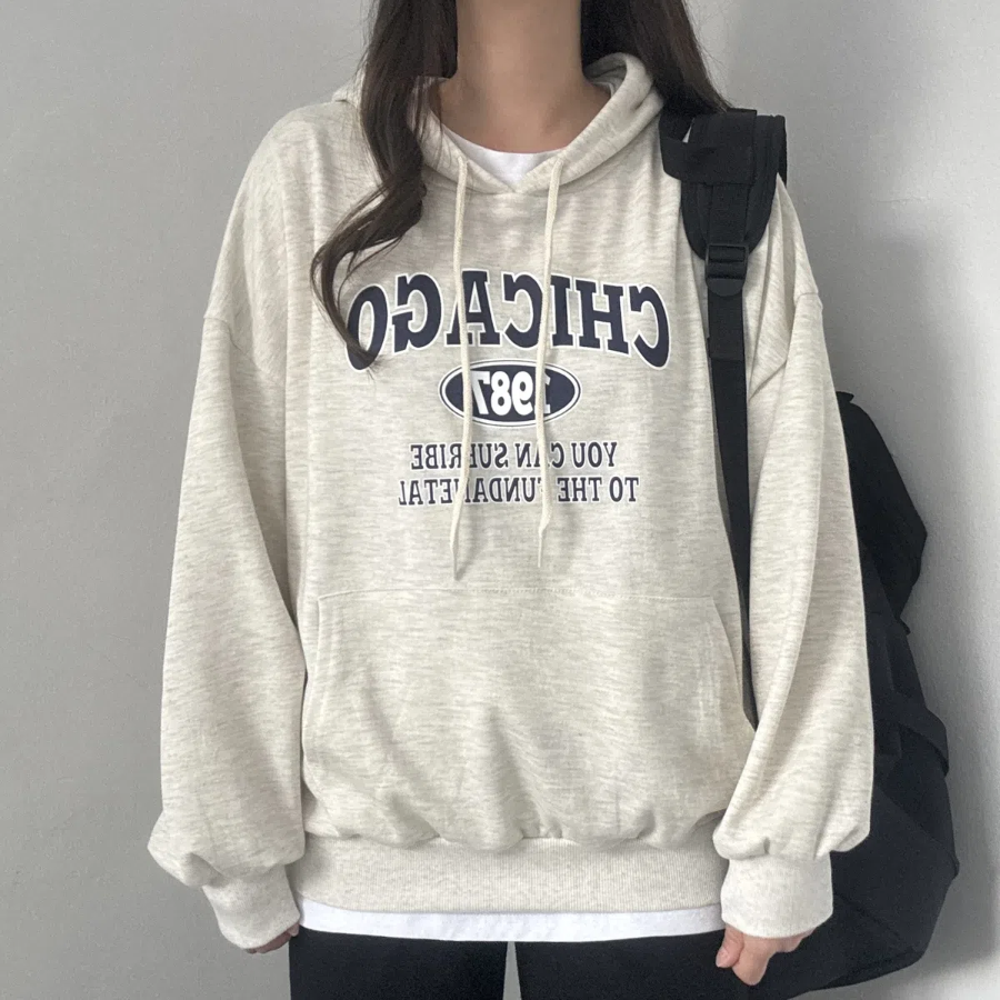 Lovely – худи Simple Lettering Hoodie