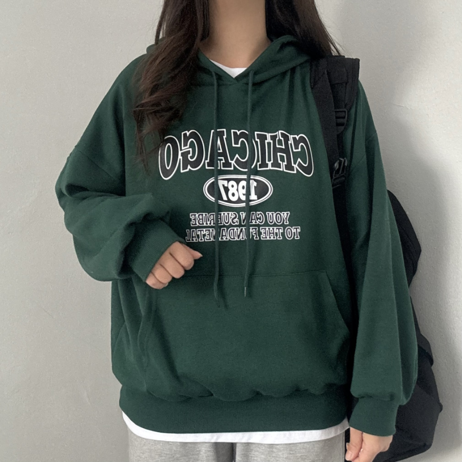 Lovely – худи Simple Lettering Hoodie