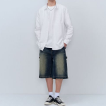 Musinsa Standard Basic Washed Poplin Shirt – White