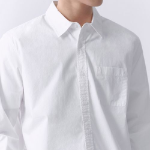 Musinsa Standard Basic Washed Poplin Shirt – White