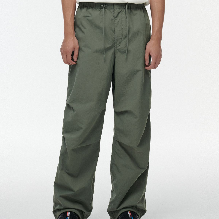 Nylon Parachute Pants [Khaki]