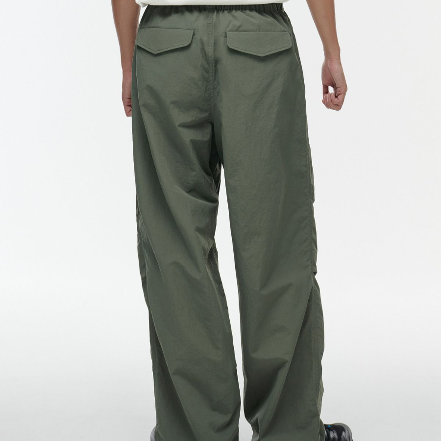 Nylon Parachute Pants [Khaki]