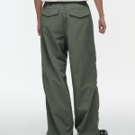 Nylon Parachute Pants [Khaki]