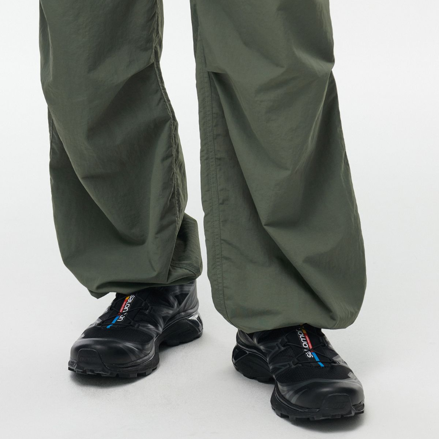 Nylon Parachute Pants [Khaki]
