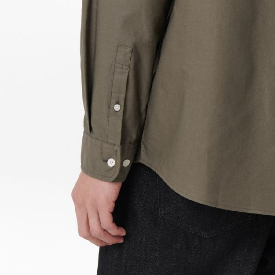 Musinsa Standard Relaxed Fit Oxford Shirt – Khaki