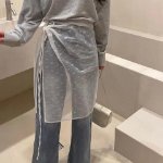 Свободный размер-Белый-Миди юбки