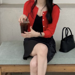 Атласная юбка на бретелях