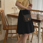 Романтичная расклешённая миди-юбка с задней резинкой