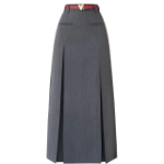 Классическая прямая юбка миди