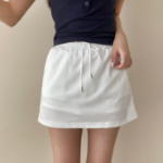 Кэжуальная мини-юбка A-силуэта