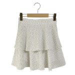 Мини-юбка с многослойной юбкой и сердечками