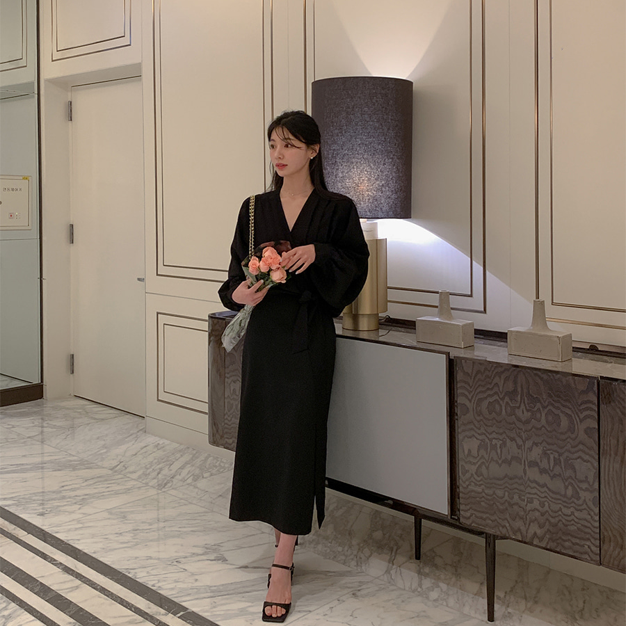 Длинная юбка H-силуэта с карманами