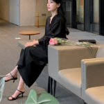 Длинная юбка H-силуэта с карманами