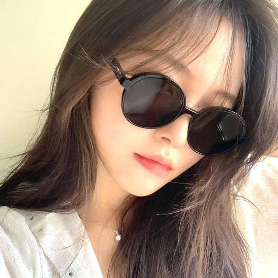 SKA-3052 Retro Round Sunglasses — женские оверсайз очки в винтажной оправе