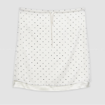 Миди-юбка с принтом в виде сердечек