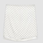 Миди-юбка с принтом в виде сердечек