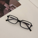 Vintage Square Horn-Rimmed Glasses — винтажные квадратные очки в роговой оправе в стиле Y2K