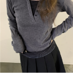 Винтажная плиссированная миди-юбка