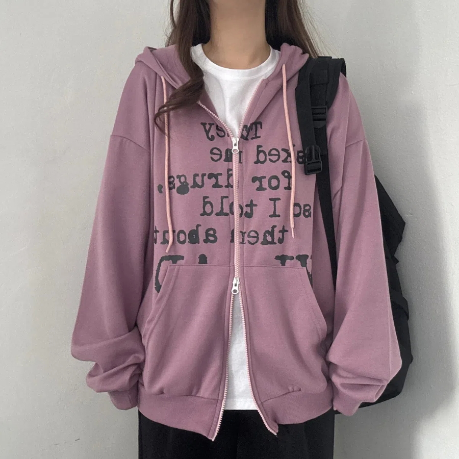 Two-Way – толстовка Two-Way Lettering Zip-Up Sweatshirt