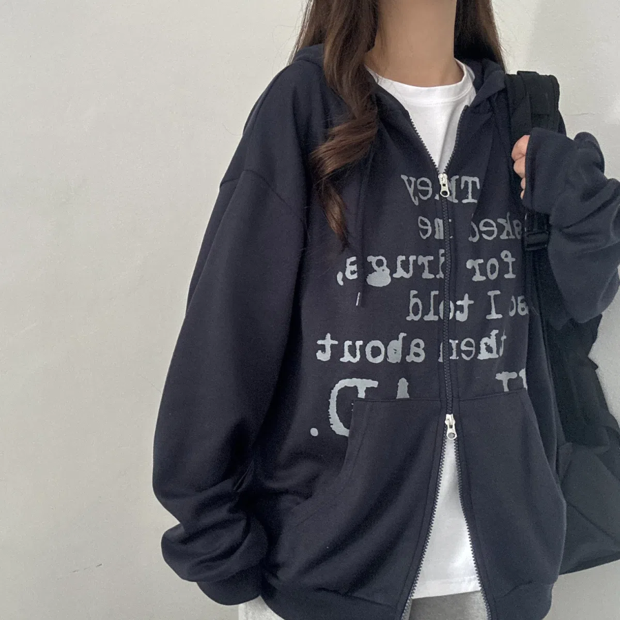 Two-Way – толстовка Two-Way Lettering Zip-Up Sweatshirt
