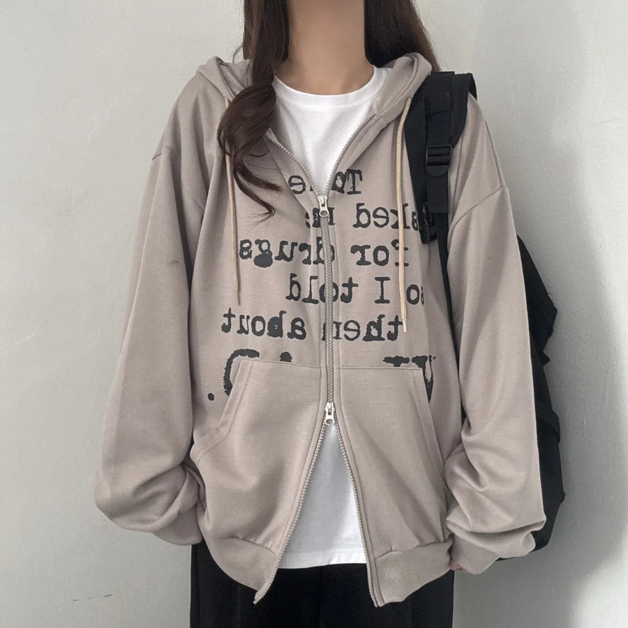 Two-Way – толстовка Two-Way Lettering Zip-Up Sweatshirt