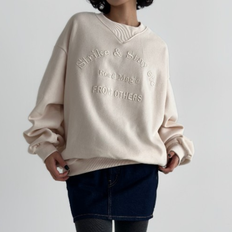 Yang Gimo – свитшот Yang Gimo Boxy Big Size Lettering Sweatshirt