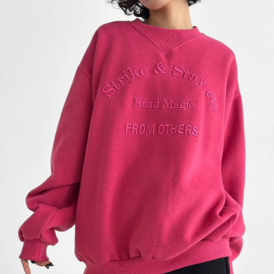 Yang Gimo – свитшот Yang Gimo Boxy Big Size Lettering Sweatshirt