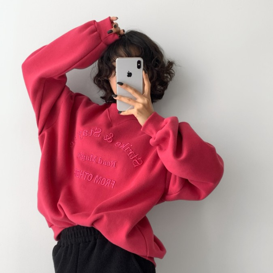 Yang Gimo – свитшот Yang Gimo Boxy Big Size Lettering Sweatshirt