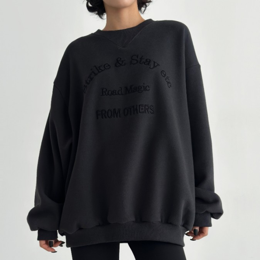 Yang Gimo – свитшот Yang Gimo Boxy Big Size Lettering Sweatshirt