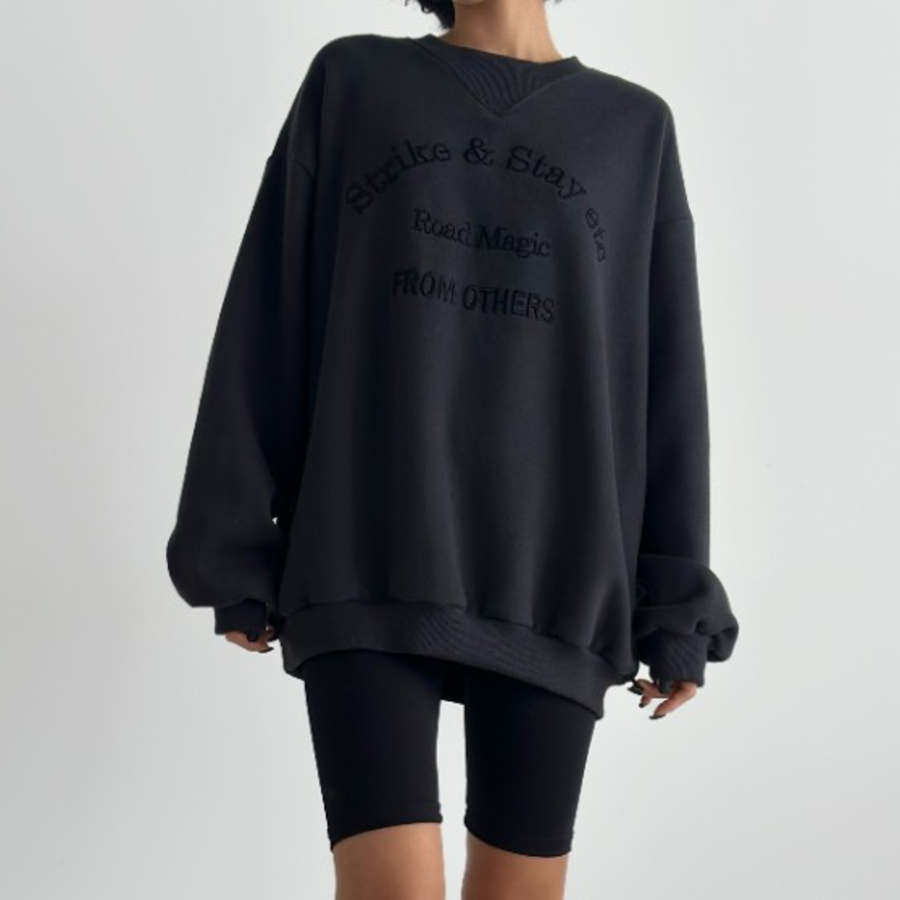 Yang Gimo – свитшот Yang Gimo Boxy Big Size Lettering Sweatshirt