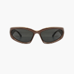 Matrix Brown Sunglasses — геометрия стиля в теплой гамме
