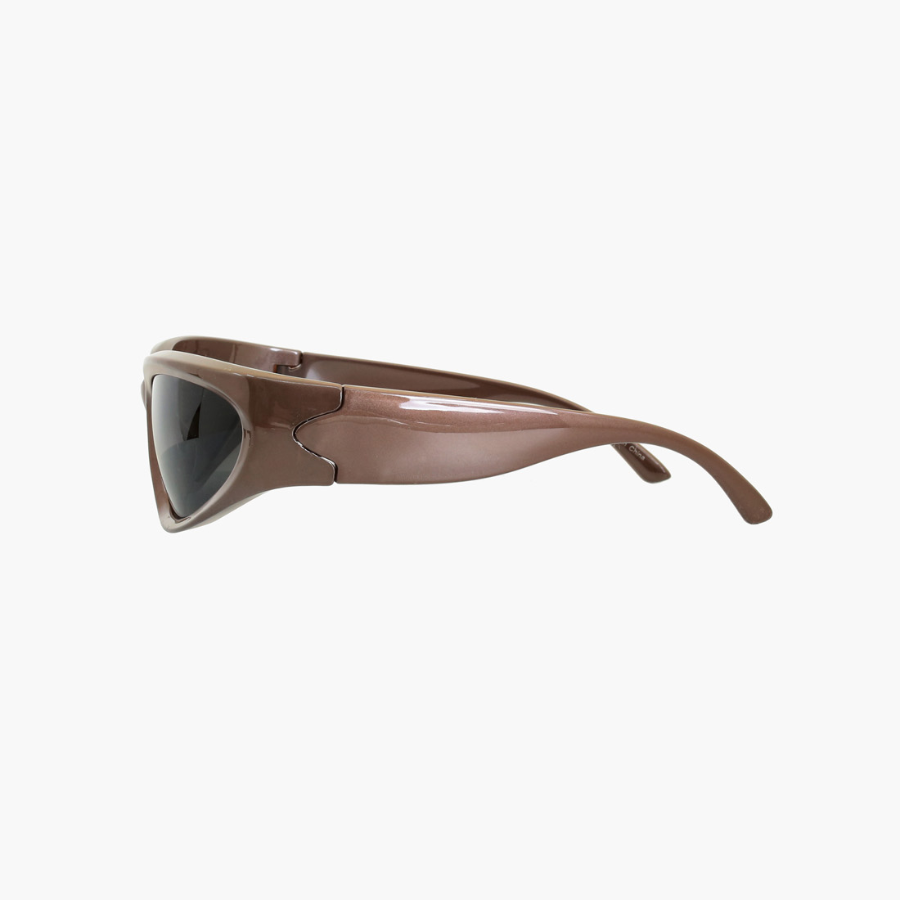 Matrix Brown Sunglasses — геометрия стиля в теплой гамме