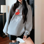 Quint – худи Quint Pocket Animal Printing Hoodie Sweatshirt