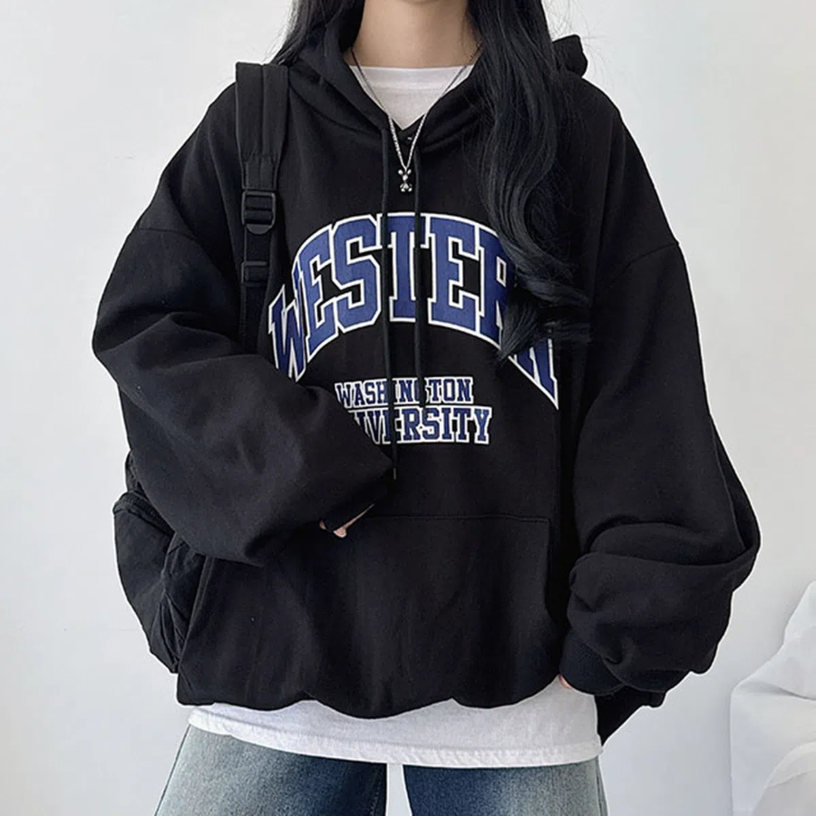 Western – худи Western Lettering Oversized Hoodie
