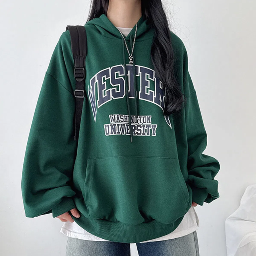 Western – худи Western Lettering Oversized Hoodie