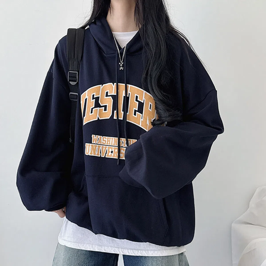 Western – худи Western Lettering Oversized Hoodie