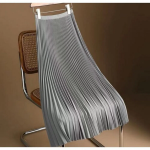 L-Серый-Миди юбки