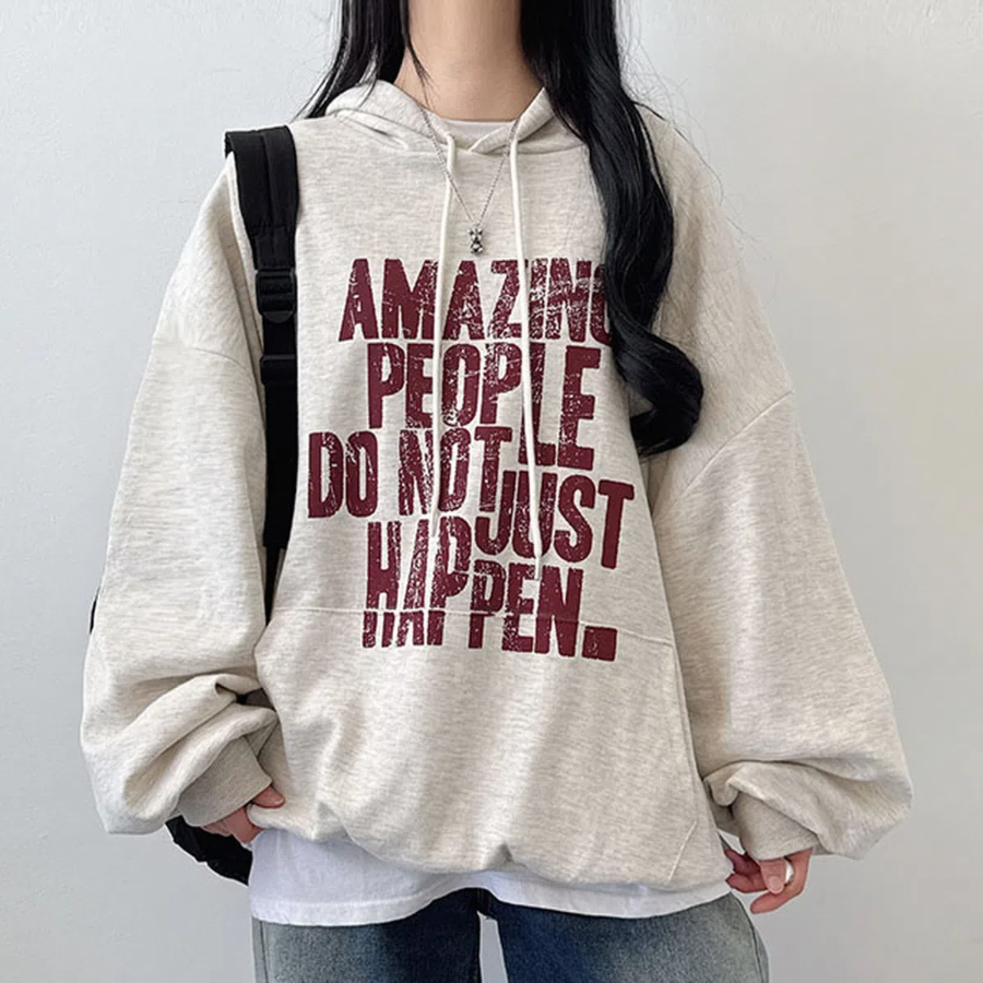 Amazing – худи Amazing Lettering Oversized Hoodie