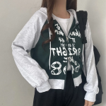 Two-Way – толстовка Raglan Cropped Sweatshirt Zip-Up