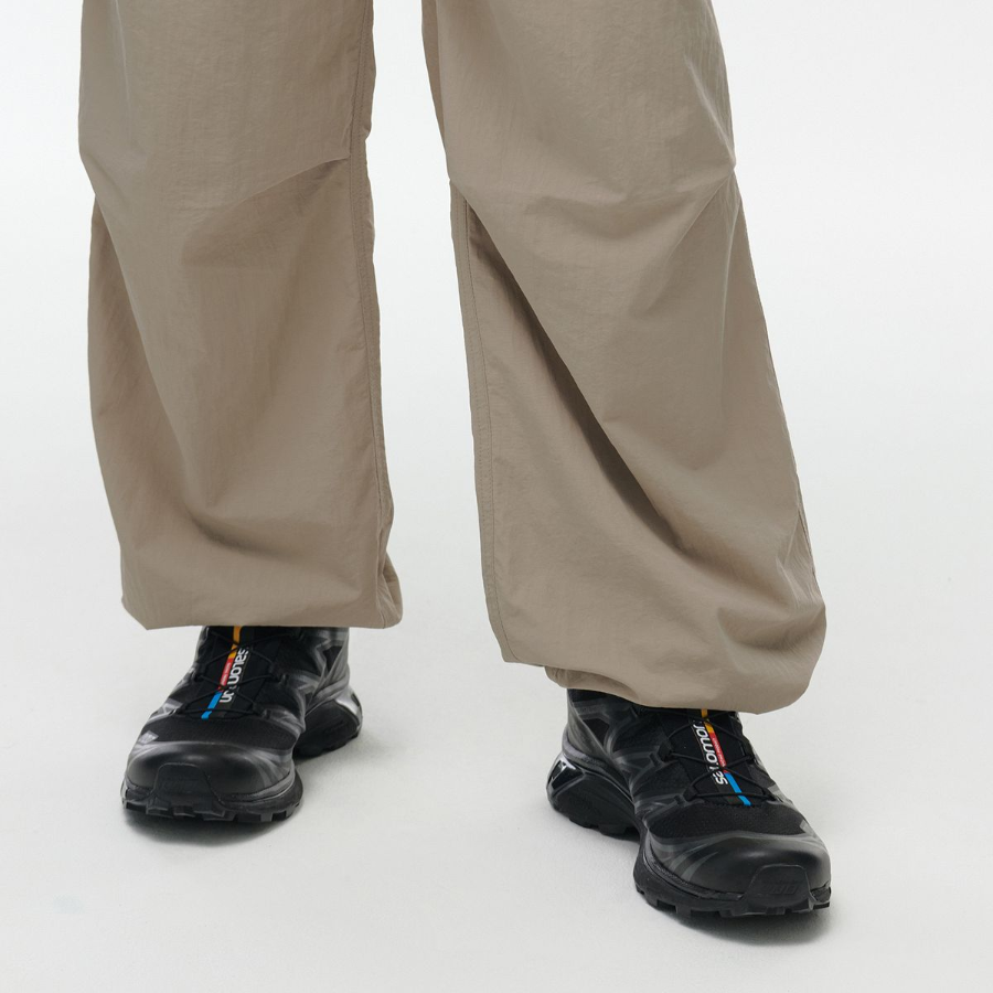 Nylon Parachute Pants [Beige]